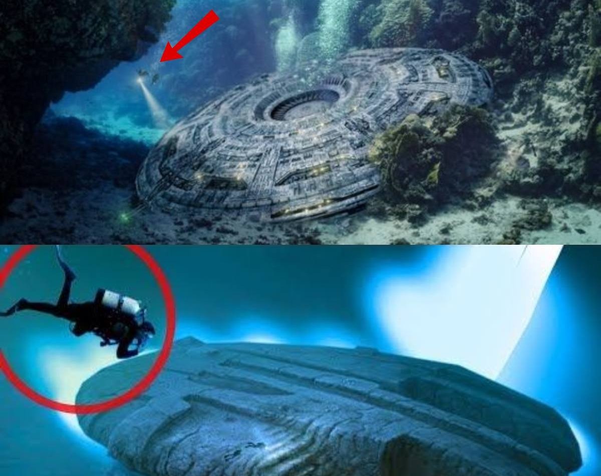 Wow, a 14,000-year-old alien shipwreck found during the Titanic search!