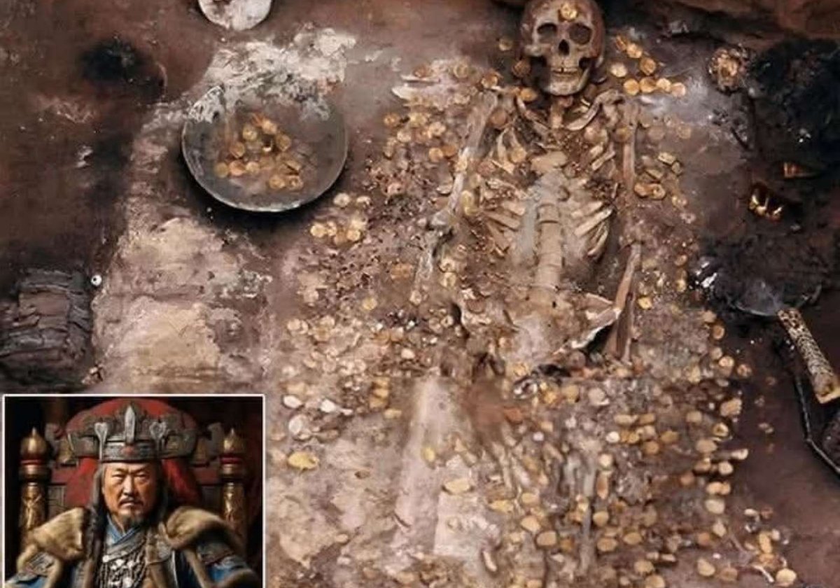 Impactante descubrimiento en Mongolia, la misteriosa tumba puede ser el lugar de descanso de Genghis Khan