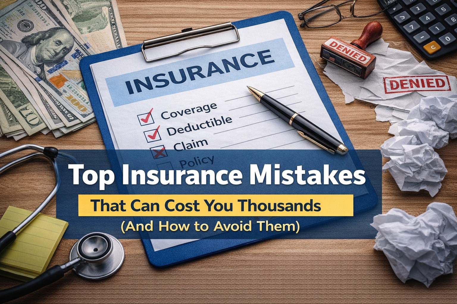 Top Insurance Mistakes That Can Cost You Thousands (And How to Avoid Them)