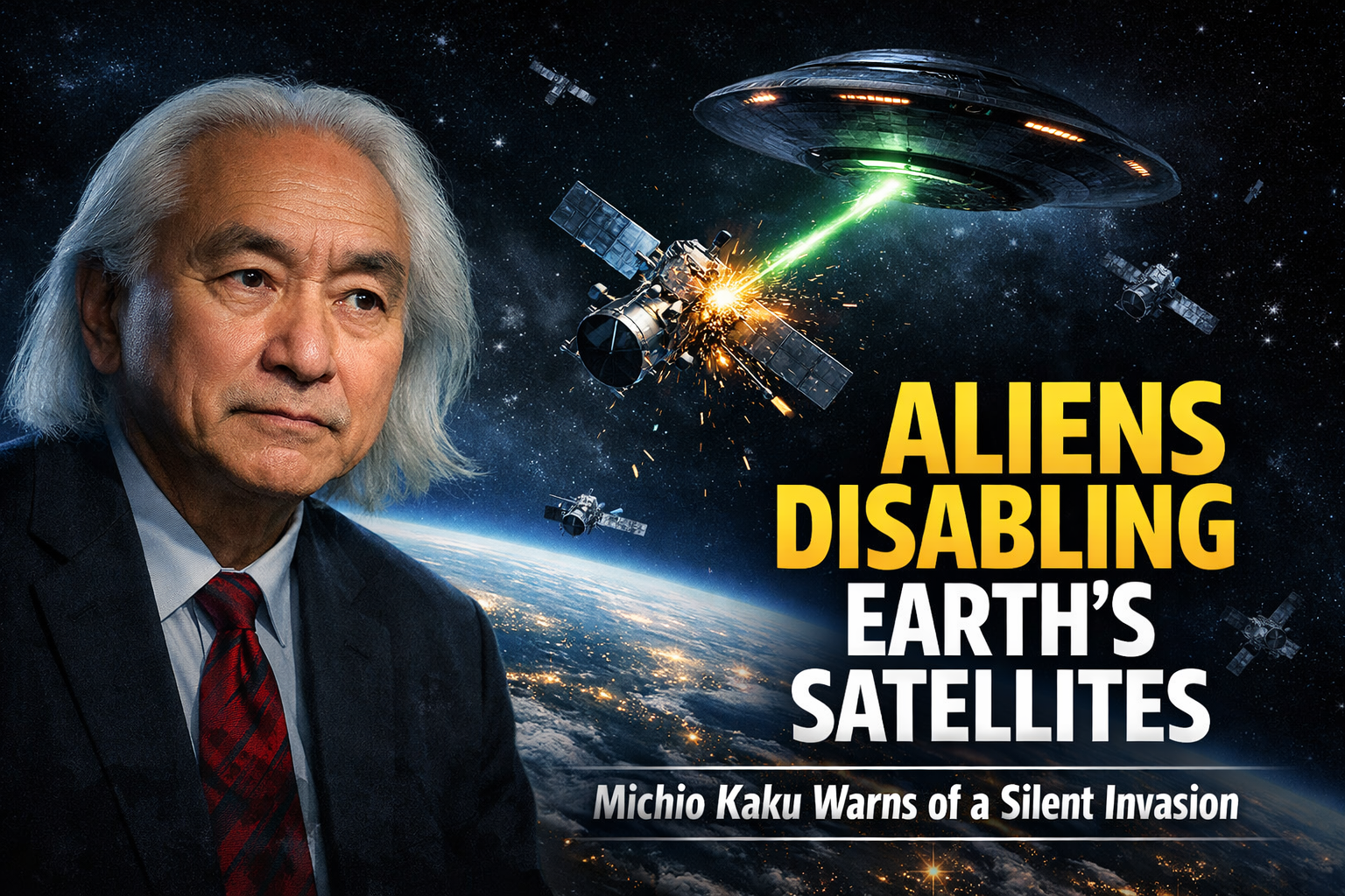 ALIENS DISABLING EARTH’S SATELLITES