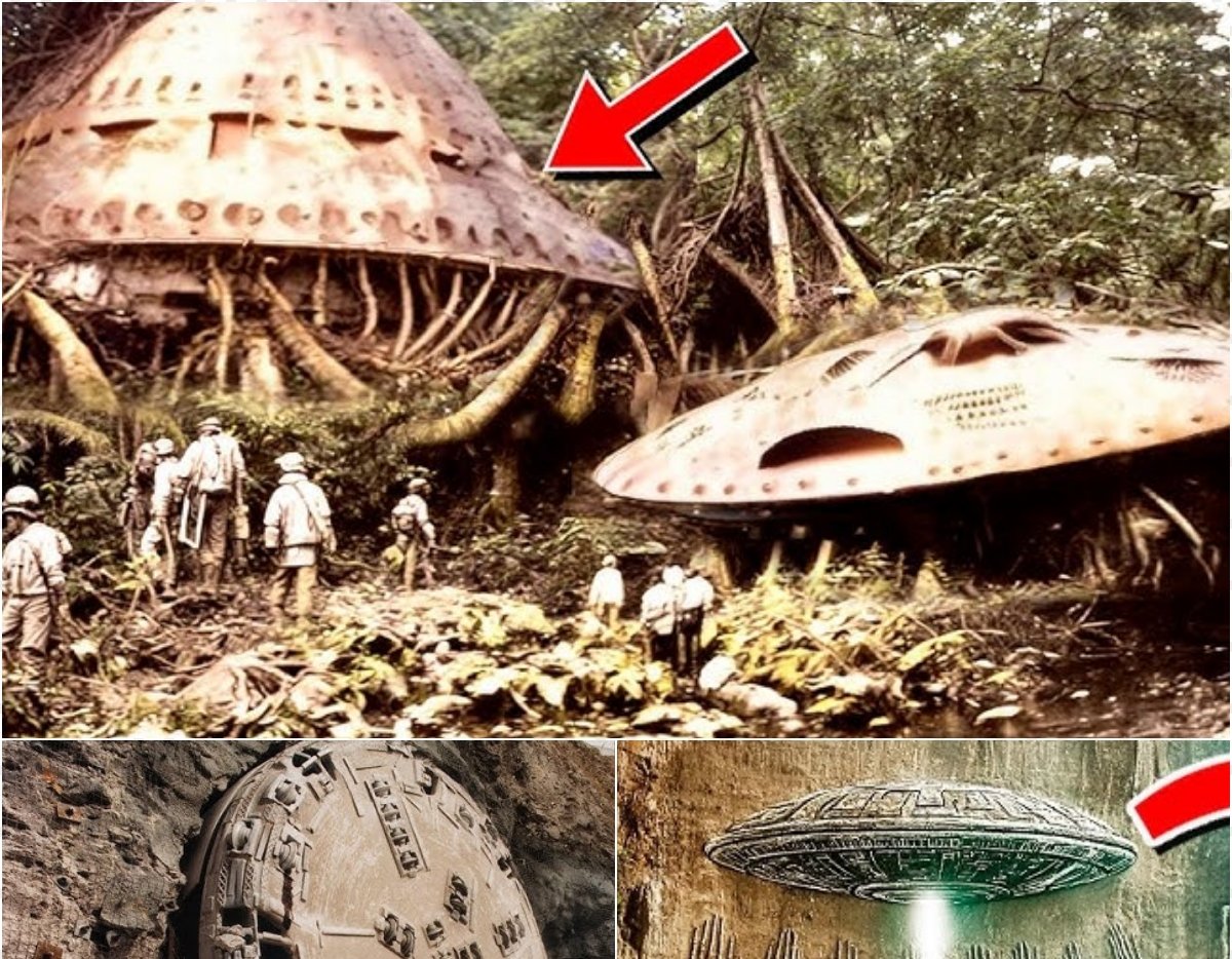 Earth-Shaking Discovery: Giant UFO Found Hidden Deep Within the Amazon Jungle!